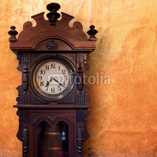 Traditional grandfather clock